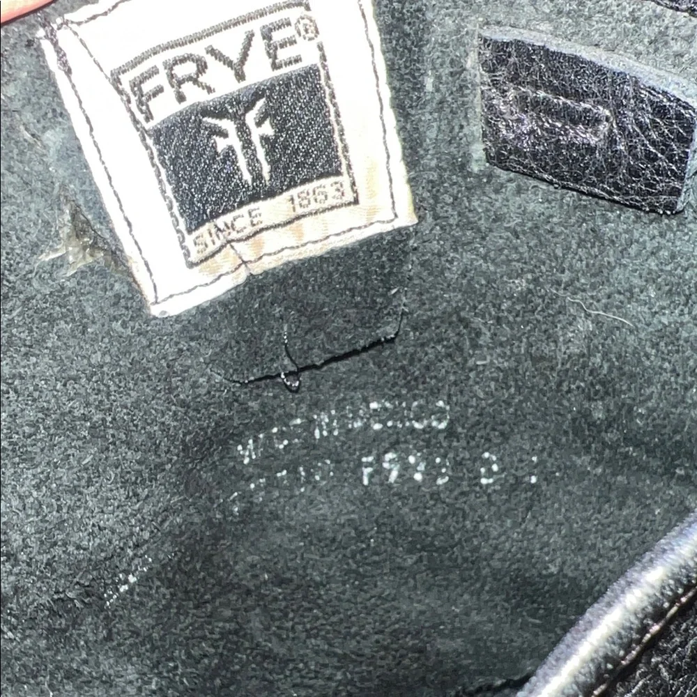 Frye Black Leather Ankle Booties with Buckles - Picture 12 of 16